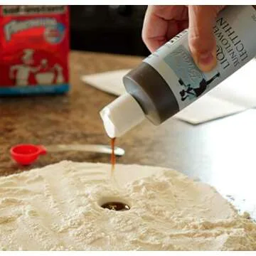 Homemade Bread Bundle: Premium Instant Yeast and Liquid Sunflower Lecithin to Make 44 Batches of Bread, Pizza, Cinnamon Rolls, etc.