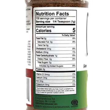 ColemanJ's - Spicy Jamaican Jerk Seasoning - KETO USDA Certified Organic Paleo Low Salt Non-GMO Gluten-Free Vegan