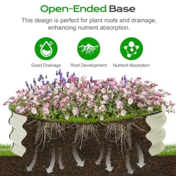 Aoodor 2-Piece Galvanized Raised Garden Bed Kit - 30" Planters