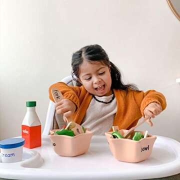 Interactive Bilingual Food Toy Kit for Kids - Playful Learning and Fun!