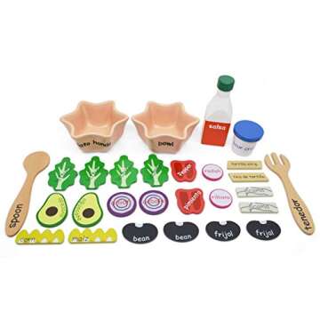 Interactive Bilingual Food Toy Kit for Kids - Playful Learning and Fun!