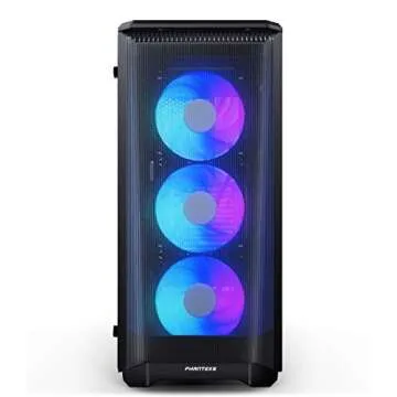 Phanteks Eclipse P400A Digital ATX Mid-tower(PH-EC400ATG_DBK01), Mesh Front Panel, Tempered Glass, Digital-RGB, Black