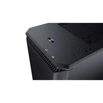 Phanteks Eclipse P400A Digital ATX Mid-tower(PH-EC400ATG_DBK01), Mesh Front Panel, Tempered Glass, Digital-RGB, Black