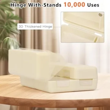 FYY Travel Pill Organizer - 7 Compartment Case For Meds