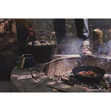 Camp Chef Classic Deep Dutch Oven - Cast Iron Dutch Oven Pot with Lid for Indoor & Outdoor Cooking - 12" Dutch Oven - 8 Quarts