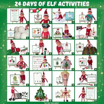 XOXO Parents Elf Kit for 24 Days of Christmas Fun - Safe & Magical Accessories