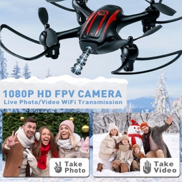1080P Kids Drone - Easy to Fly & Capture Memories