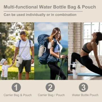 Royacon Adjustable Water Bottle Carrier for Stanley Tumblers