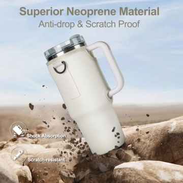 Royacon Adjustable Water Bottle Carrier for Stanley Tumblers