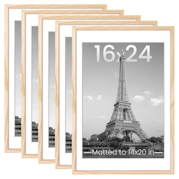 Upsimples 16x24 Picture Frame Set of 5 for Photos