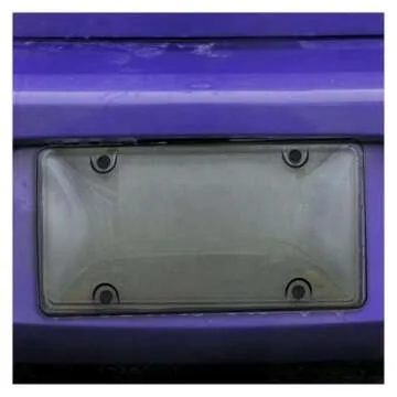 SLENIPTAR Car License Plate 1pcs Car Frame Cover Shield Transparent License Plate Frame Truck Exterior Decoration Car License Plate Tag Car License Plate Frame(1)