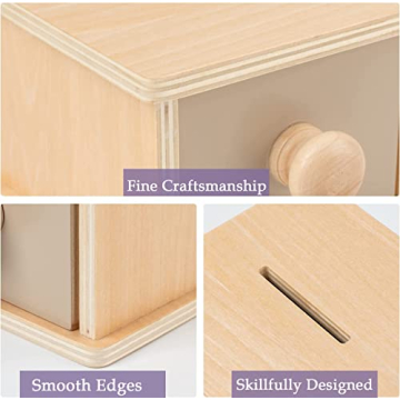 Yaani Montessori Coin Box - Engaging Educational Toy for Infants