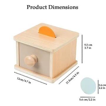 Yaani Montessori Coin Box - Engaging Educational Toy for Infants