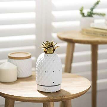 Pineapple Essential Oil Diffuser - Modern Aromatherapy Decor