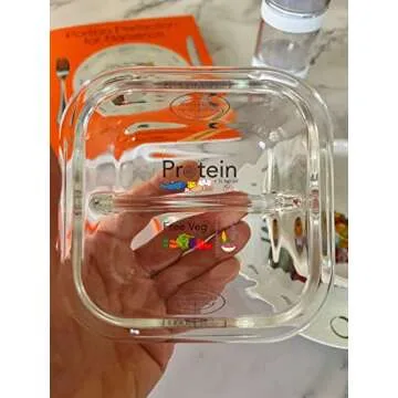 Portion Perfection Bariatric Must Haves / 3 Pk Bariatric Meal Prep Containers Reusable Glass Portion Control Container | Gastric Sleeve Must Haves | Bari Preppers
