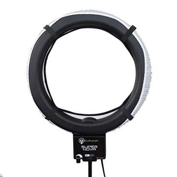 Diva Ring Light Super Nova 18" Dimmable Photo/Video Light with Mini Desk Tripod