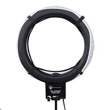 Diva Ring Light Super Nova 18" Dimmable Photo/Video Light with Mini Desk Tripod