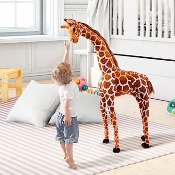 Buy Lifelike OHKIDS Giraffe Plush Toy - 47” Tall Gift