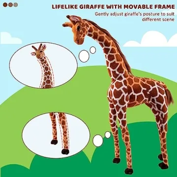 Buy Lifelike OHKIDS Giraffe Plush Toy - 47” Tall Gift