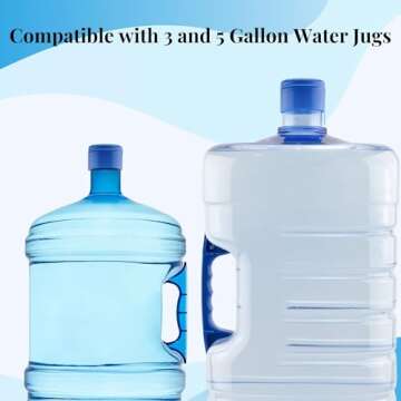 Cornucopia 3 and 5 Gallon Water Jug Replacement Caps 24-Pack
