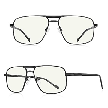 RB.Pilot Reading Glasses for Men with Blue Light Protection