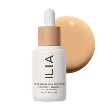 ILIA Super Serum Skin Tint SPF 40 - Lightweight, Vegan & Non-Comedogenic, Perfect for Skin Protectio...