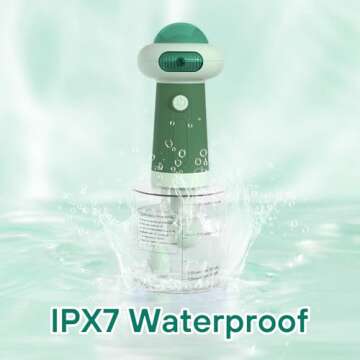 LilyAbeille Dog Shampoo Dispenser, UFO Dog Shampoo Sprayer, Electric Foaming Shampoo Dispenser for Dog and Cat Washing, for Bathtub, Kitchen Sink, Bathroom Cleaning,Green