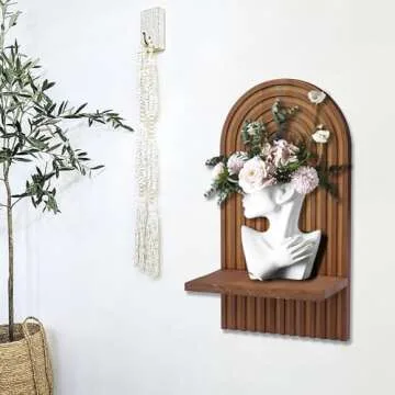 ZELURA Decorative Boho Wall Shelf - Perfect Home Decor