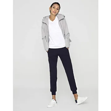 AJISAI Women's Joggers Pants Drawstring Running Sweatpants with Pockets Lounge Wear Black XS