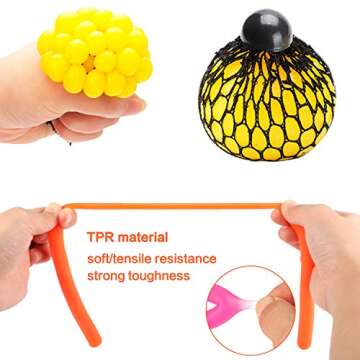 MIBOTE 34 Pcs Fidget Toys Set, Sensory Fidget Toys Bundle for Kids/Adults Stress Relief and Anti-Anxiety Hand Toys , Liquid Motion Timer, Fidget Pad, Snake Cube, Puzzle Balls, Cube