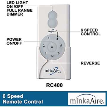 Minka-Aire Clean 60" Ceiling Fan with Dimmable LED Light