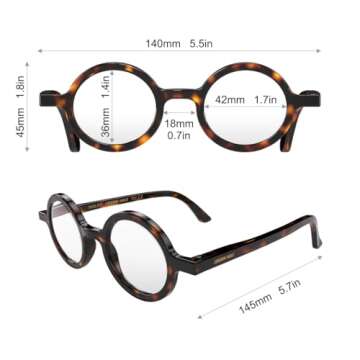 Shop LONDON MOLE Stylish Round Reading Glasses Online