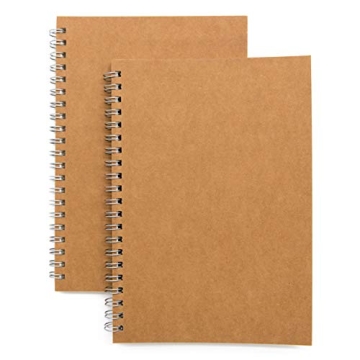 Soft Cover Spiral Notebook 2-Pack for All Ages