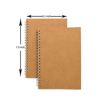 Soft Cover Spiral Notebook 2-Pack for All Ages