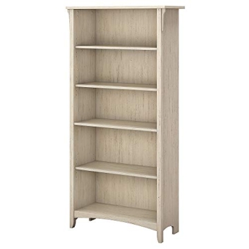Bush Furniture Salinas 5 Shelf Bookcase for Modern Elegance