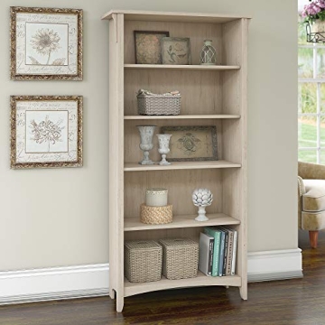 Bush Furniture Salinas 5 Shelf Bookcase for Modern Elegance