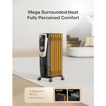 PELONIS Radiator Heater Efficient Comfort with Remote Control