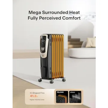 PELONIS Radiator Heater Efficient Comfort with Remote Control