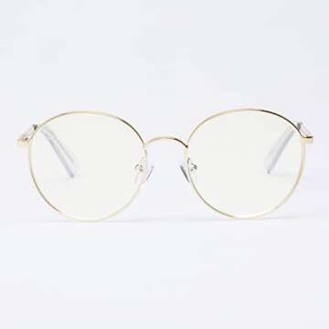 The Book Club Bothering Sights 192317400 Gold/Clear One Size