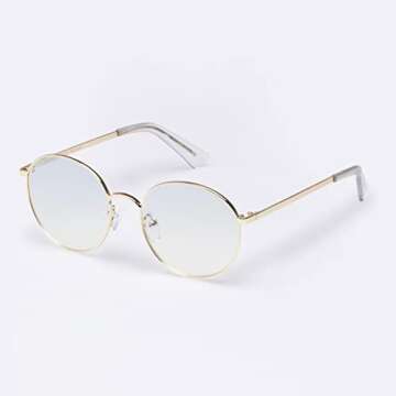 The Book Club Bothering Sights 192317400 Gold/Clear One Size