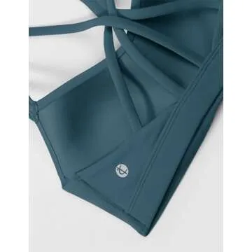 Colorfulkoala Dreamlux Strappy Sports Bra for Ultimate Comfort