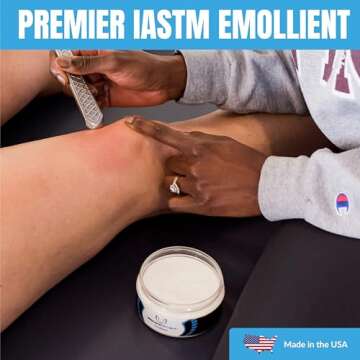 HawkGrips 8oz Massage Emollient, Vanilla, Emollient for IASTM and Massage, Soft Tissue Mobilization ...