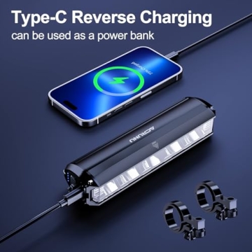 2600 Lumens USB Rechargeable Bike Light for Night Riding