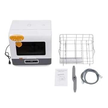 JLYNOWPT Portable Mini Dishwasher for Small Kitchens