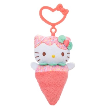 Hello Kitty Clip-On Plush Set Featuring Iconic Characters