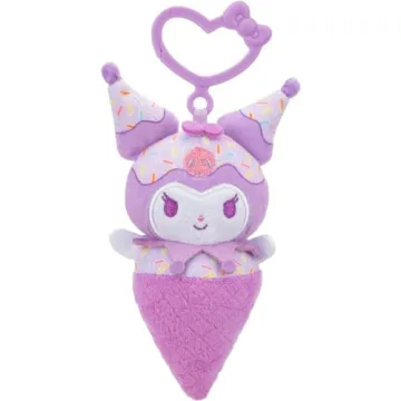 Hello Kitty Clip-On Plush Set Featuring Iconic Characters