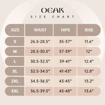 OEAK Womens Shapewear Tummy Control High Waisted Body Shaper Panties Underwear Seamless Shorts & Briefs Girdle Shapewear Black Brief S