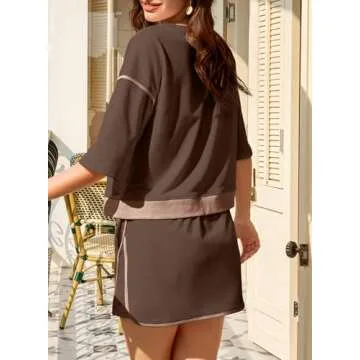 EVALESS Women’s Summer Skirt Set - Comfortable & Stylish