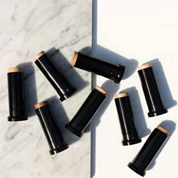 KRISTOFER BUCKLE Triplicity® Perfecting Foundation Stick, 0.4 oz. | Primes Skin, Provides Buildable Coverage & Has A Soft Focus Effect | Fair (Warm)