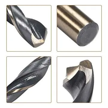 uxcell 4mm Coil Drill Bits for Steel Aluminum Wood